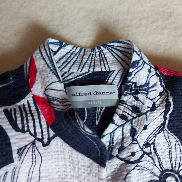 Summery retro jacket, floral cotton - Picture 3 of 7